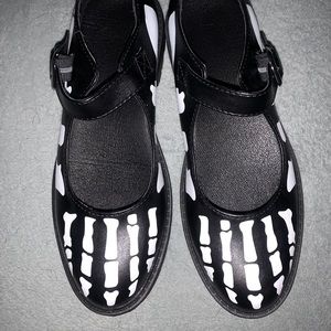 Skeleton Mary Janes